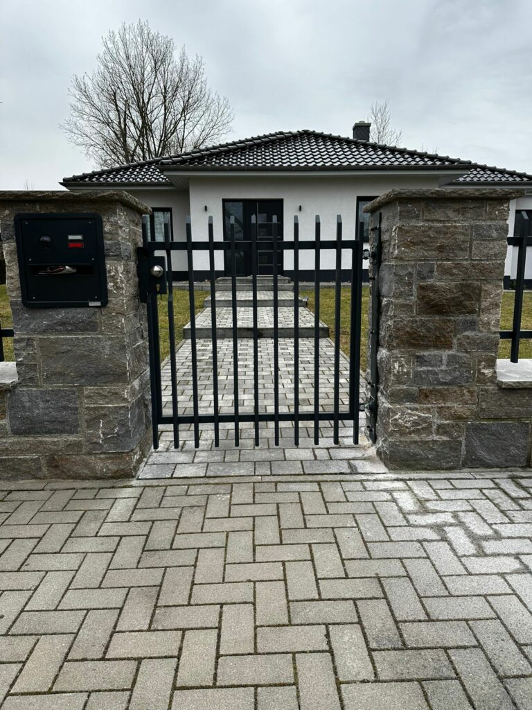 Anthraziter Zaun Osnabrück