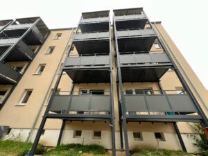 Anbaubalkone aus Stahl